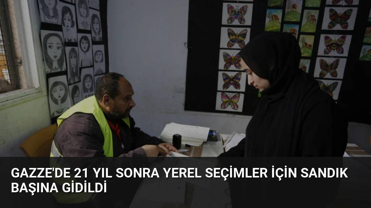 Gazze’de 21 Yıl Sonra Yerel Seçimler İçin Sandık Başına Gidildi