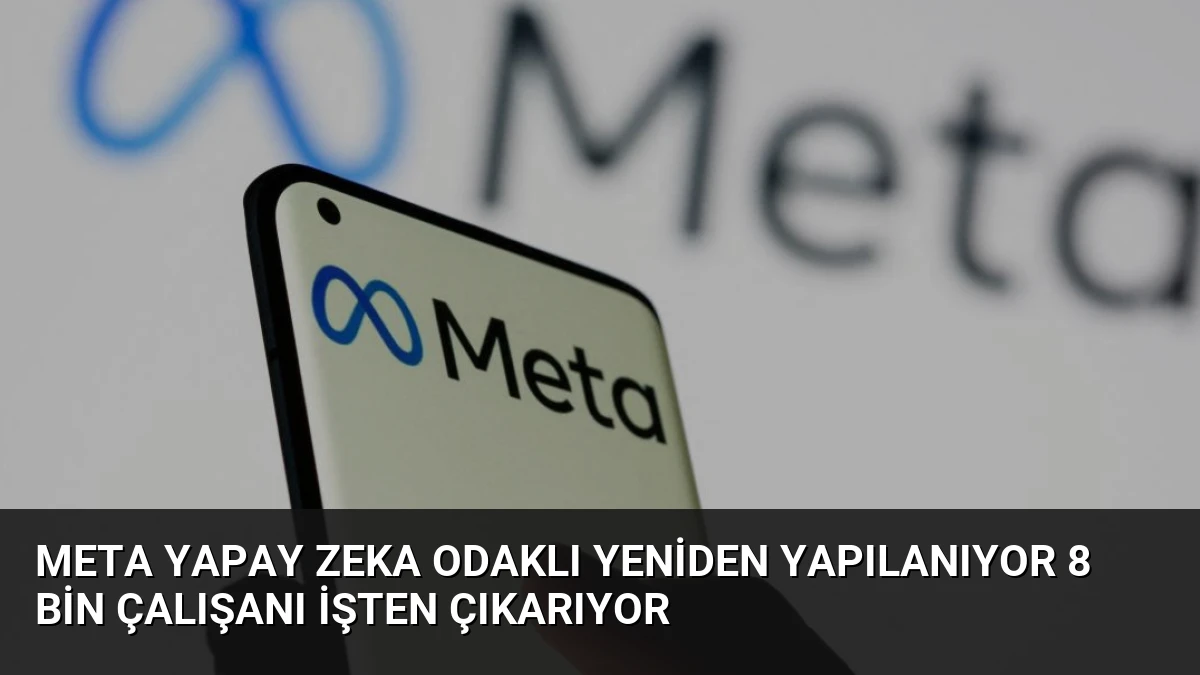 Meta Yapay Zeka Odaklı Yeniden Yapılanıyor 8 Bin Çalışanı İşten Çıkarıyor