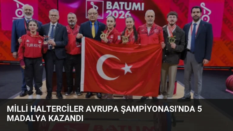 Milli Halterciler Avrupa Şampiyonası’nda 5 Madalya Kazandı