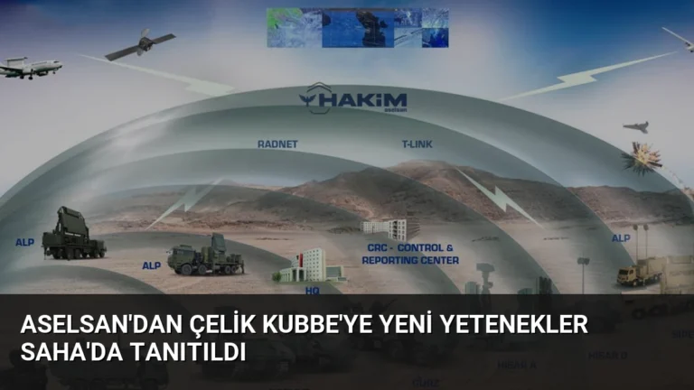 ASELSAN’dan Çelik Kubbe’ye Yeni Yetenekler SAHA’da Tanıtıldı