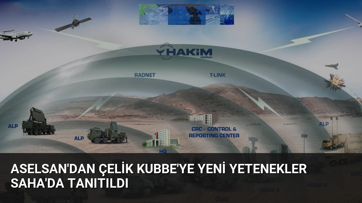 ASELSAN’dan Çelik Kubbe’ye Yeni Yetenekler SAHA’da Tanıtıldı
