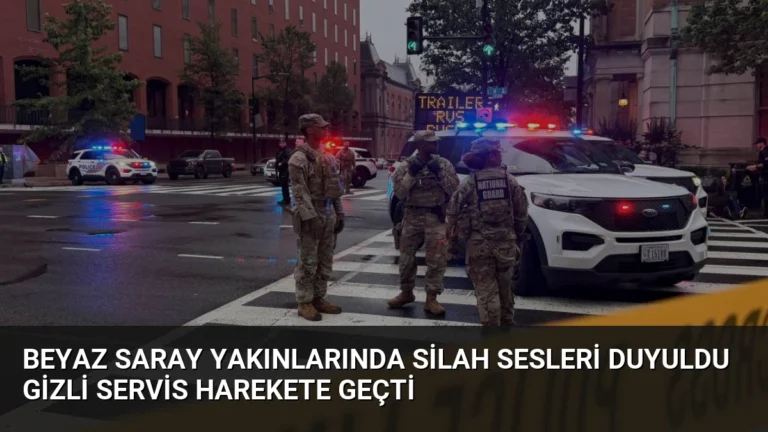 Beyaz Saray Yakınlarında Silah Sesleri Duyuldu Gizli Servis Harekete Geçti