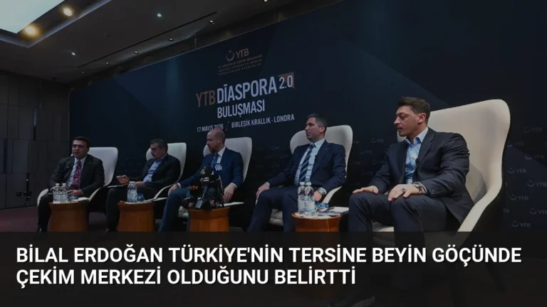 Bilal Erdoğan Türkiye’nin Tersine Beyin Göçünde Çekim Merkezi Olduğunu Belirtti
