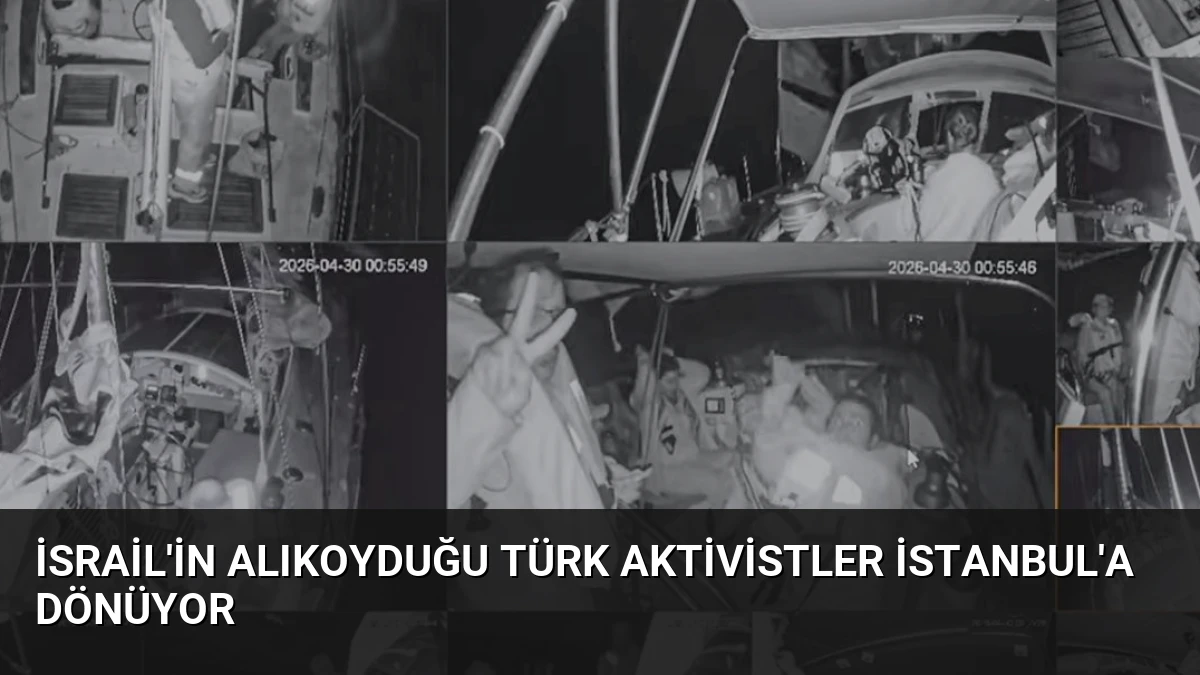 İsrail’in alıkoyduğu Türk aktivistler İstanbul’a dönüyor