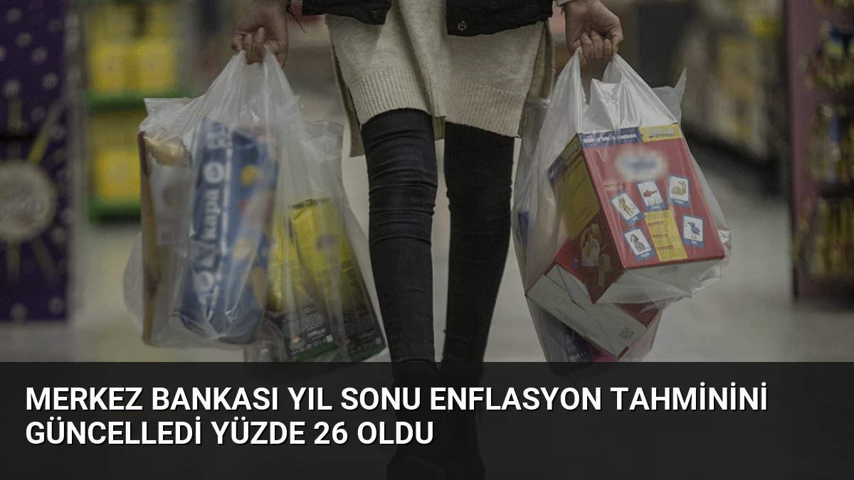 Merkez Bankası Yıl Sonu Enflasyon Tahminini Güncelledi Yüzde 26 Oldu