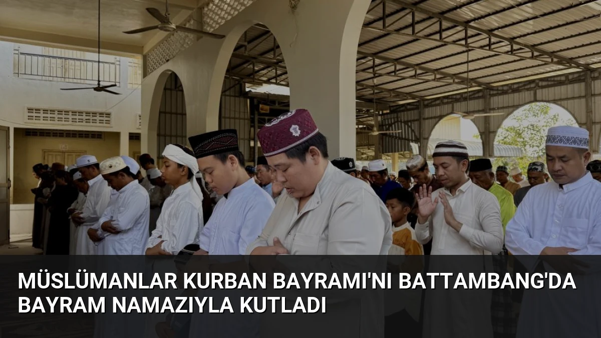 Müslümanlar Kurban Bayramı’nı Battambang’da Bayram Namazıyla Kutladı