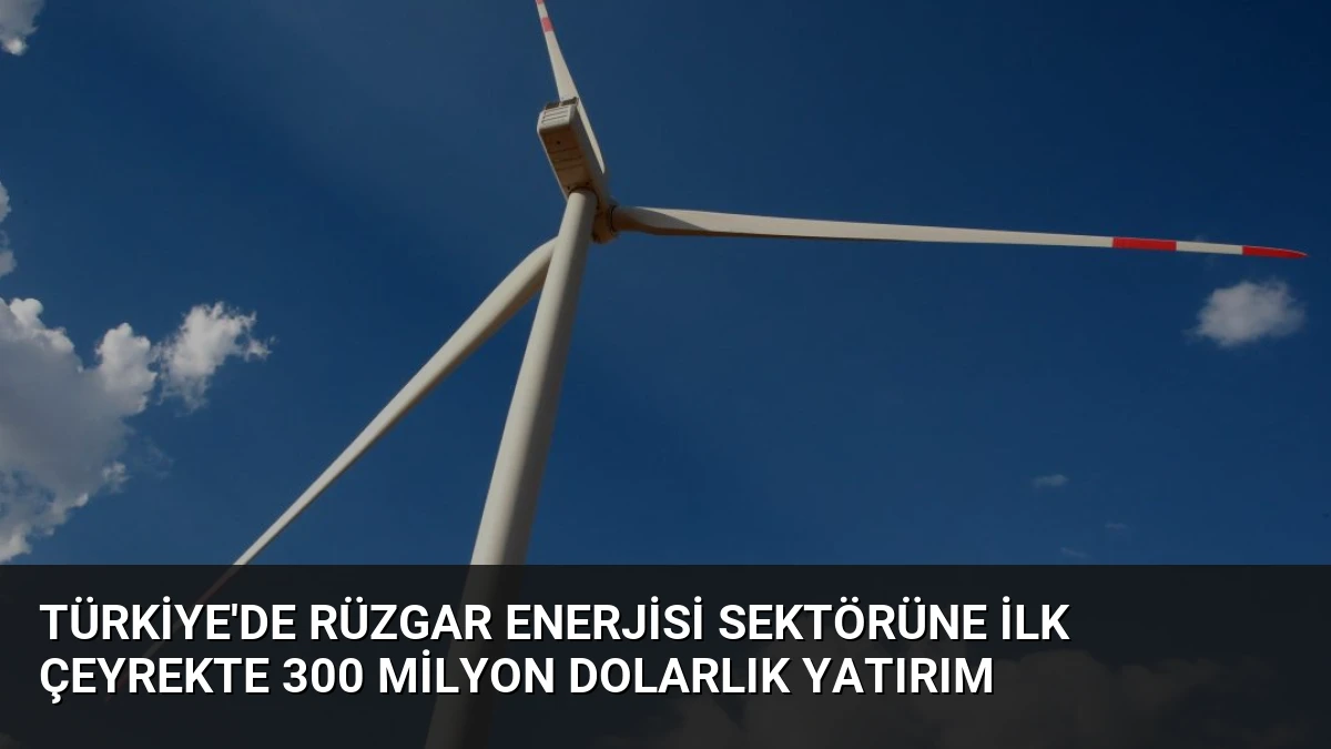 Türkiye’de Rüzgar Enerjisi Sektörüne İlk Çeyrekte 300 Milyon Dolarlık Yatırım