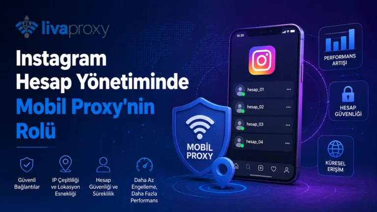 Instagram Hesap Yönetiminde Mobil Proxy’nin Rolü