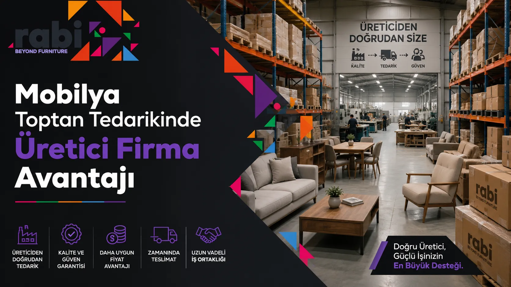 Mobilya Toptan Tedarikinde Üretici Firma Avantajı