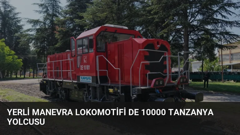 Yerli Manevra Lokomotifi DE 10000 Tanzanya Yolcusu