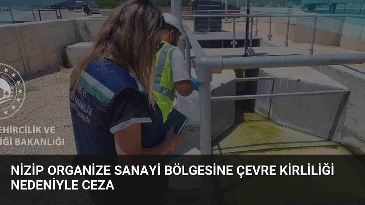 Nizip Organize Sanayi Bölgesine Çevre Kirliliği Nedeniyle Ceza