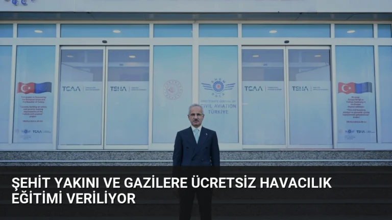 Şehit Yakını ve Gazilere Ücretsiz Havacılık Eğitimi Veriliyor