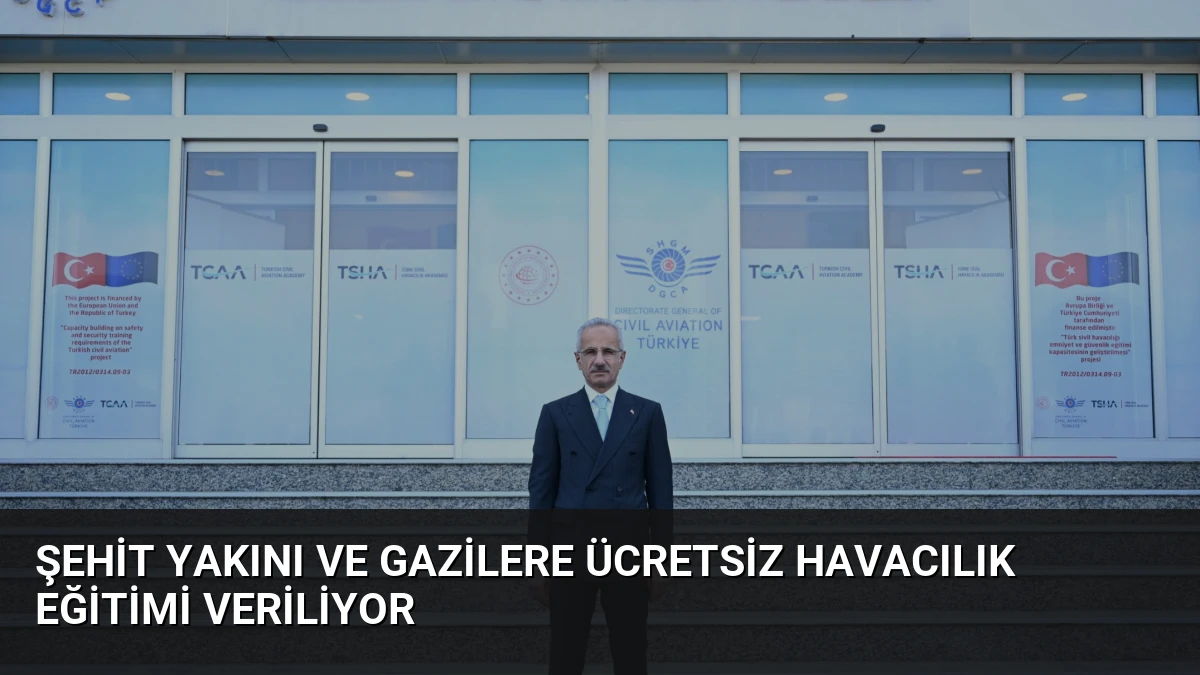 Şehit Yakını ve Gazilere Ücretsiz Havacılık Eğitimi Veriliyor