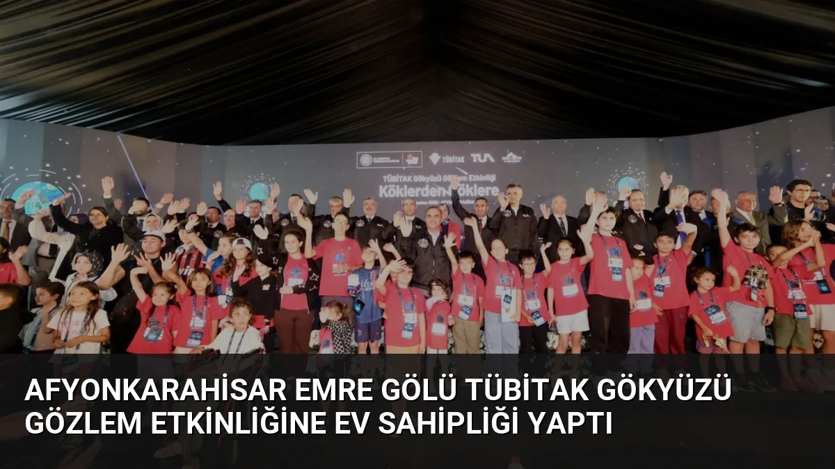 Afyonkarahisar Emre Gölü TÜBİTAK Gökyüzü Gözlem Etkinliğine Ev Sahipliği Yaptı