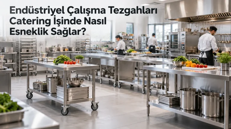 Endüstriyel Çalışma Tezgahları Catering İşinde Nasıl Esneklik Sağlar?
