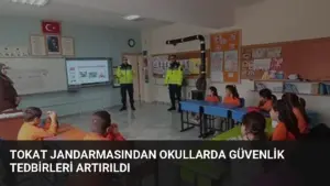 Tokat Jandarmasından Okullarda Güvenlik Tedbirleri Artırıldı